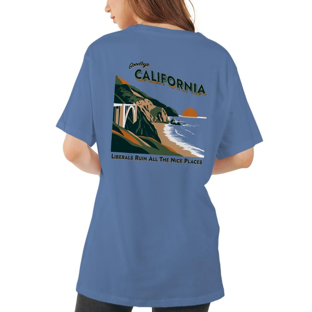 Goodbye California - Pacific Coast Pocket Tee
