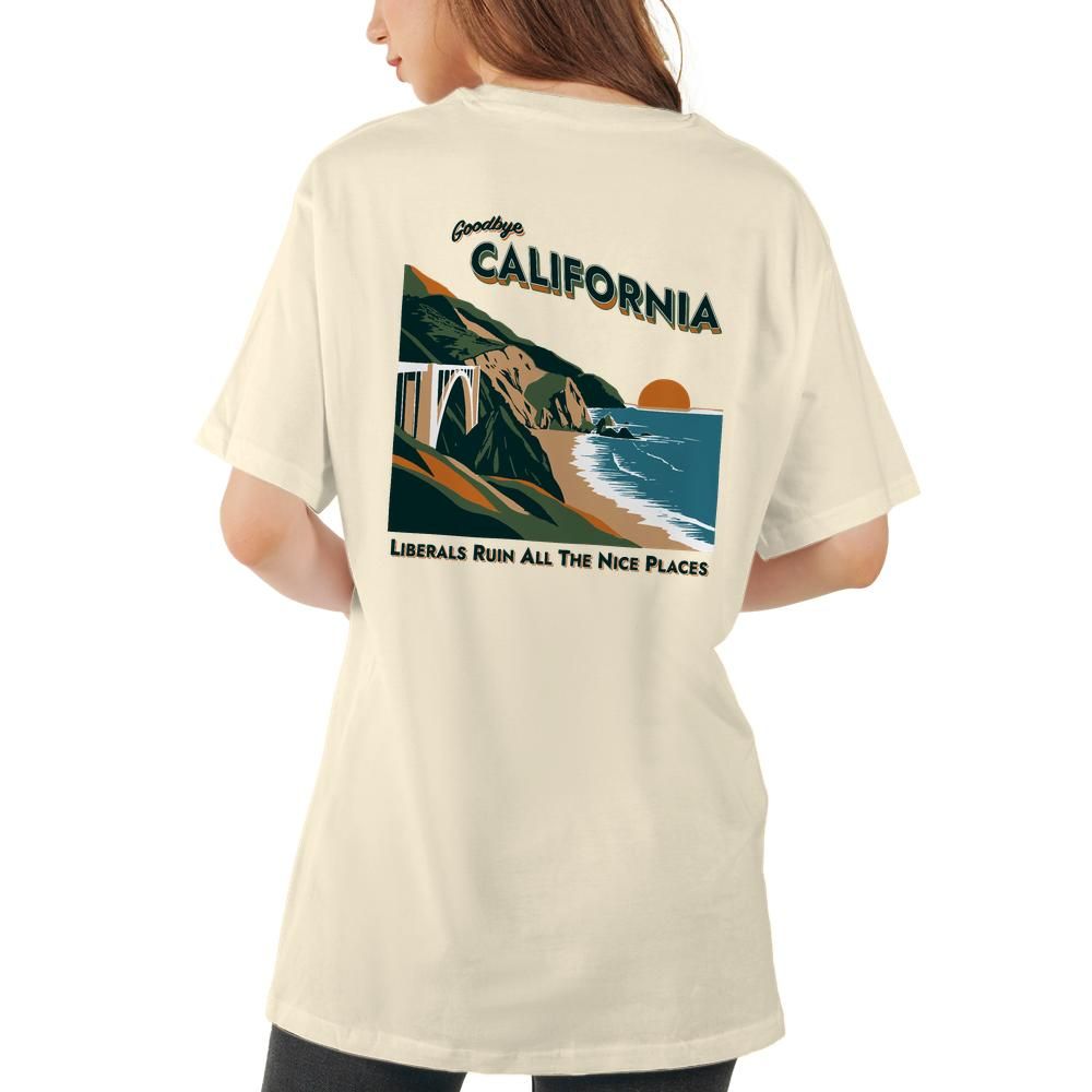 Goodbye California - Pacific Coast Pocket Tee